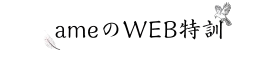 ameのWEB特訓